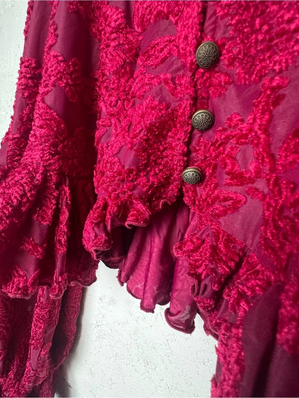 Anthropologie feminine burgundy